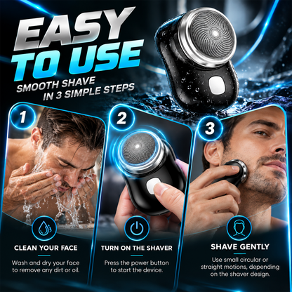 Mini-Shave Portable Electric Shaver