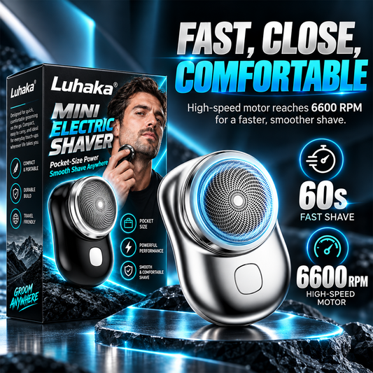 Mini-Shave Portable Electric Shaver