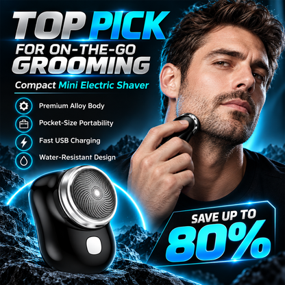 Mini-Shave Portable Electric Shaver