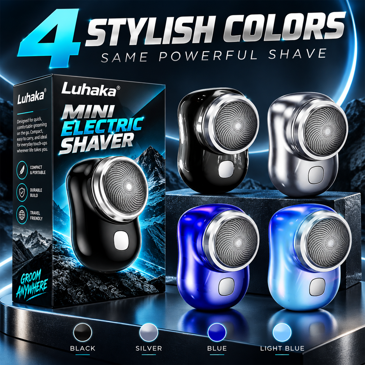 Mini-Shave Portable Electric Shaver