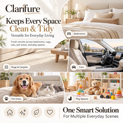 Clarifure Nano Blue Light Deodorizer Spray Pet & Home Odor Eliminator | Bio-Enzyme Odor Control. For Dog & Cat Urine.