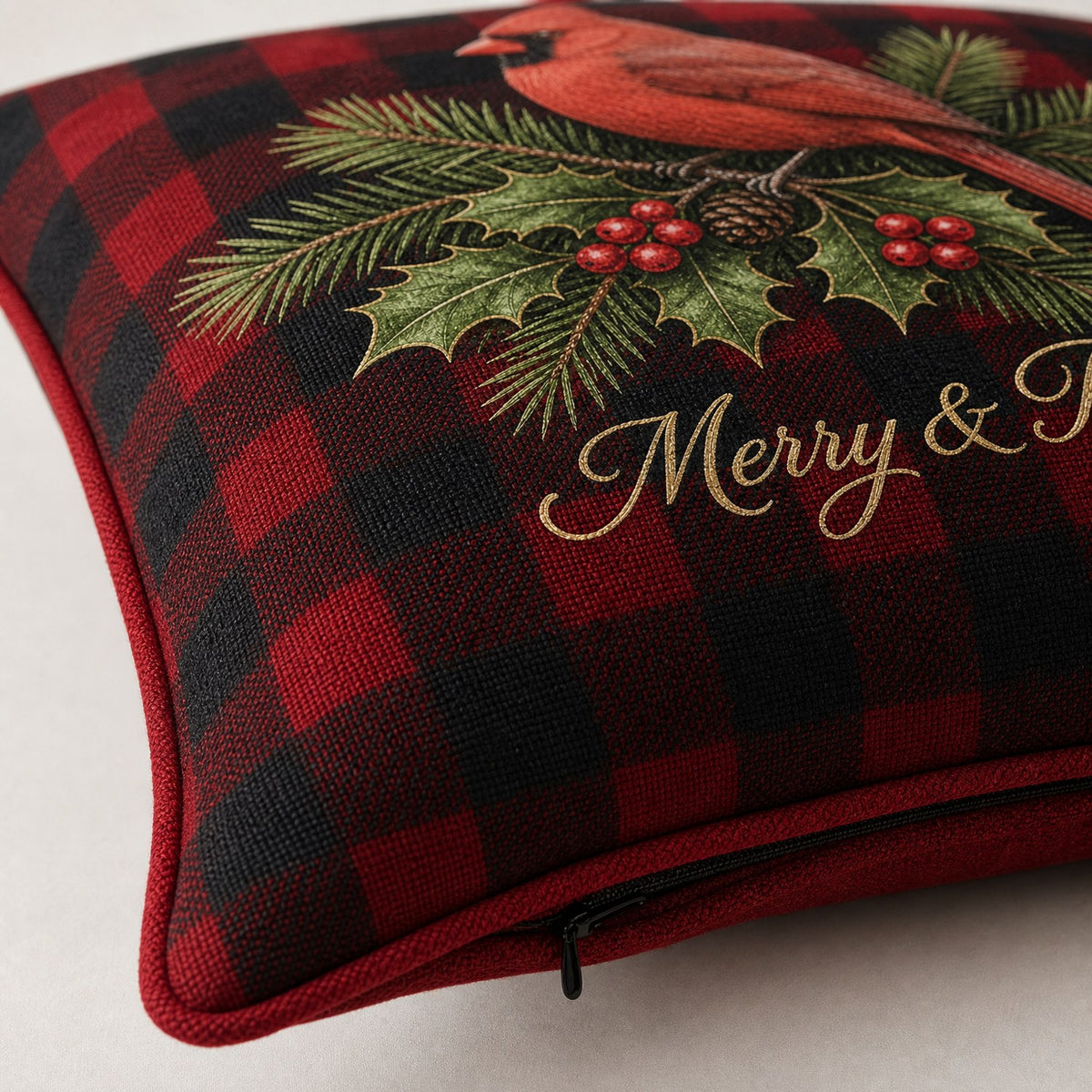 Heritage Plaid Cardinal