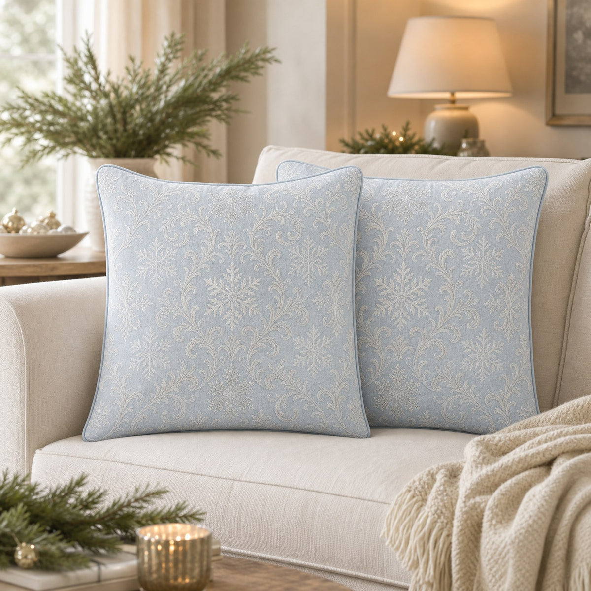 Snowflake Damask