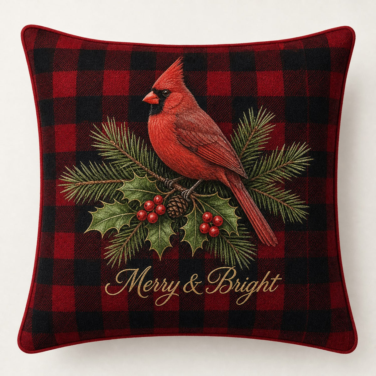 Heritage Plaid Cardinal