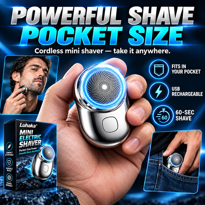 Mini-Shave Portable Electric Shaver