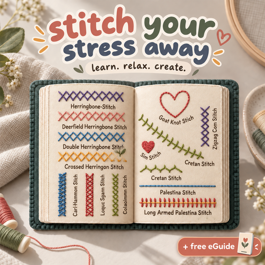 2026 New Handmade Embroidery Stitching Handbook Set