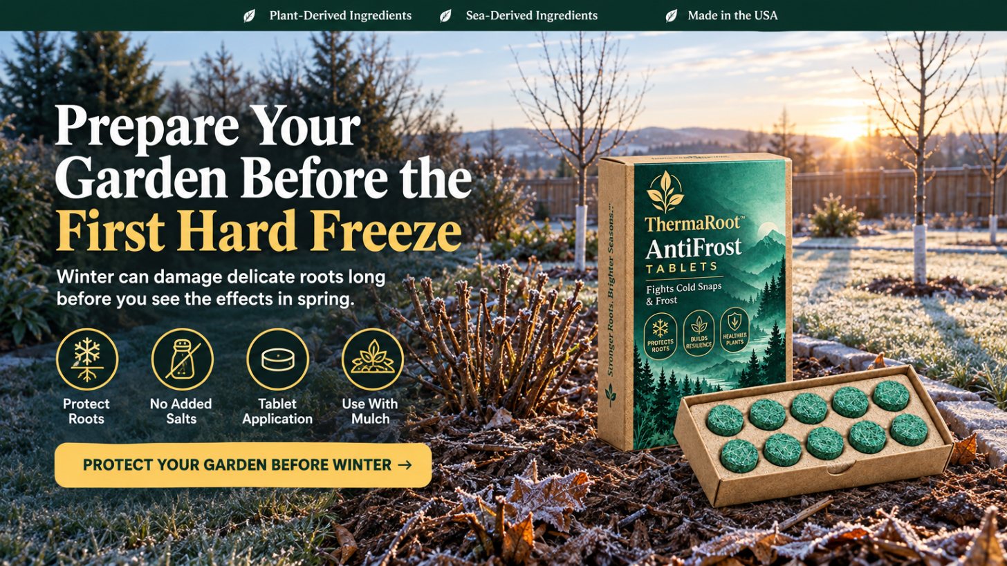 Prepare Your Garden Before the First Hard Freeze Winter can damage delicate roots long before you see the effects in spring